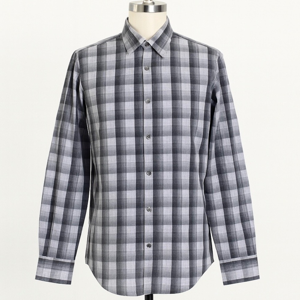 JOE Joseph Abboud Mens Slim Fit Plaid Long Sleeve Button Down Shirt Medium NWT‎
